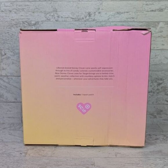 Stoney Clover Lane Target Inflatable Heart Pool Lake Float Raft - Picture 2 of 4